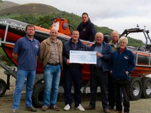 23 September: a total of £700 was raised at the LLAIA Fly Fishing Competition on 2 September. The LLAIA Chairman presented a cheque to the Loch Lomond Rescue Boat committe and crew which was very much appreciated.